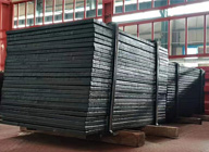 水泥厂在韶欣采购10+8堆焊耐磨板侧挡板发货